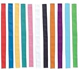 運動会用品 はちまき1本 幅4cm ×長さ1.1ｍ 保育学校用品こども良品 (長さ1.1ｍ黄緑1本)