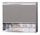 コンロサイドにも置けるスリムなリベラリスタクックポットのスパイスラック ポット5 ヘアライン