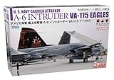 プラッツ 1/144 アメリカ海軍 艦上攻撃機 A-6 イントルーダー VA-115 イーグルス プラモデル AE144-14