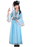 Bysun girls's costume Han Chinese clothing ancient costume girl Skyblue140 [並行輸入品]