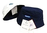 Marks & Spencer reversible blue white sun sea & surf beach hat solar reflect cap (18 24 months) by M