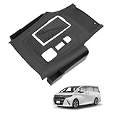 HUAHAO トヨタ アルファード ヴェルファイア 40系 エレクトロシフトマチック専用コンソールトレイ 滑り止めマット シフトパネルカバー ヴェルファイア センター コンソールボックス カバー 隙間収納 車用収納ボックス 小物入れ キズ・汚れ防止 アルファード40 アクセサリー 整理整頓 お手入れ・取付簡単