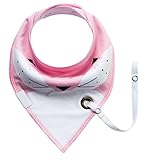 Cutelove ベビー　赤ちゃん　男女兼用　二層 　三角 スナップ　よだれかけ　防水　柔らかい　サイズ調整可能　出産準備　スタイ　全10色　綿製品（0-18M）