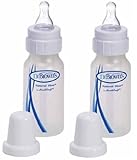 Dr. Brown's BPA Free Polypropylene Natural Flow Standard Neck Bottle, 4 oz. by Dr. Brown's