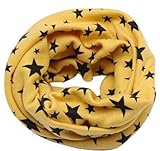 K+Mee ベビー 子供用品 キッズ 男の子 女の子 マフラー スヌード スカーフ 襟巻 ネックウォーマー 星柄 防寒　柔らか 春秋冬 お出かけ 遊び ふわふわ かわいい おしゃれ 一ヶ月から10歳子