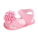 Tovadoo サンダル　子供靴　乳児靴　ベビーシューズ　マジックテープ　花飾り　PUレザー　通気性よい　履きやすい　履き心地良い　可愛い　おしゃれ　通園 通学　遊園地　シンプル　カジュアル　キッズ　