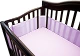 BreathableBaby Mesh Crib Liner-Fits All Cribs, Set of 2 - Pink by BreathableBaby [並行輸入品]