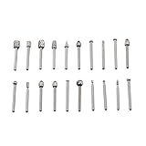 GRALARA20本　回転工具用　1/8 インチ　3ミリメートル　シャンクチタン　HSS　ルータービットトリマー