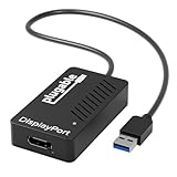 Plugable USB グラフィック変換アダプタ USB3.0 DispayPort ディスプレイアダプタ 3810x2160 4K@30Hz 2K 1080p 対応 - Windows macOS ChromeOS 用 DisplayLink チップ採用