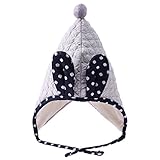 Domybest 秋冬 ベビー帽子 ハット キャップ キッズ 男の子 女の子 ウィンドロープ付き かわいい ピンク ブラック お出かけ 幼稚園 誕生日 ギフト 通学 通園