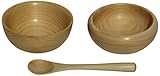 津田瑞苑 お食い初めセット ボウル２個＆スプーン 離乳食時期から３歳ぐらい 檜製