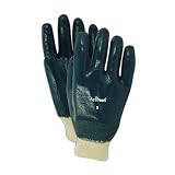 Magid Glove & Safety 4839-8 Magid MultiMaster Lightweight Cotton Gloves with Full Nitrile Coating 10