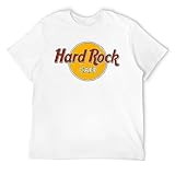 [DIMIAOSI] Hard Rock Cafeハードロックカフェ Tシャツ メンズ 半袖 おしゃれ プリント クルーネック 定番 人気 インナーシャツ 柔らかい肌触り ランキング スポーツ 大きいサイズ 男女兼用 かっこいい服 XL