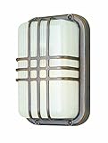 Trans Globe Lighting 41104 VG 10-Inch 1-Light Outdoor Bulkhead, Verde Green [並行輸入品]