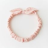 【Tomorrow and Everyday】 ベビー用 うさ耳 リボン ヘアバンド ドット ピンク M