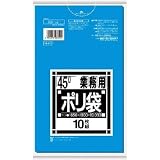 日本サニパック:サニパック N-41Nシリーズ45L青 10枚 N-41-BL 型式:N-41-BL（1セット:10枚入）
