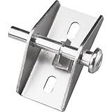 prime-line製品U 9853 Push / Pullスライドドアロック、アルミ仕上げ