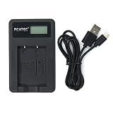 【PCATEC】　OLYMPUS LI-10B/LI-12B/DB-L10対応互換新型USB充電器☆LCD付４段階表示仕様☆デジカメ用USBバッテリーチャージャー (USB充電器☆LCD付) (USB充電器☆LCD付)