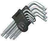 Torx Star Security Bit Tamper Proof Wrench Set 9pc T10 to T50 by CML Supply