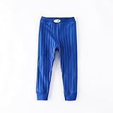 PANCY 子供服 秋冬 長ズボン 裏起毛 防寒 綿服　女の子 男の子(ブルー,90cm)