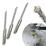 Oiwells コンクリートドリル sdsプラスシャンク ハンマードリル ビット 刃径4mm~18mm 3本セット (4mmx110mm)