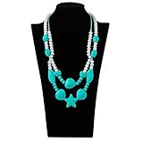 Ibepro? Breastfeeding Necklace Baby Teething Necklace for Mom to Wear - BPA-Free & FDA Approved Teet