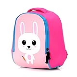 【Pedonir】リュック 子供 男の子 女の子 こども 子ども キッズ 幼稚園 保育園 入園祝い かわいい リュックサック お泊り保育 通園 乗り物 電車 スムース 1歳 ２歳 ３歳 子供服 (ウサ