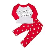 (プタス)Putars ベビー服 子供服 上下セット Tシャツ 女の子 男の子 THRILL SEEKER星柄 可愛い 秋 冬 スポーツ 運動会 旅行 記念日 プレゼント 6-24ヶ月