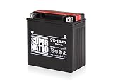 【液入れ初期補充電済み】 SUPER NATTO / STX16-BS (YTX16-BS互換) バイク用バッテリー 密閉型MF