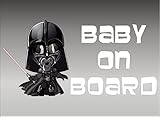 Darth Vader Baby On Board、デカール、ビニール、ステッカー、グラフィック
