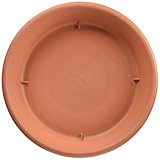 アイリスオーヤマ 受け皿 素焼風受皿 7号 ブラウン