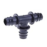 散水コネクタ ジョイント 三方コネクターコック付 20pcs 直径1cm Broadroot　