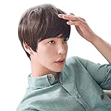 Allega ウィッグ クリスマス コスプレ 男装 かつら メンズ 年下可愛い系 ショート 短髪 文化祭 仮装