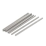 TOOGOO M6 x 180mm 304ステンレススチール完全ねじロッドバースタッドファスナー10本
