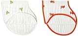 aden + anais (エイデンアンドアネイ) 【日本正規品】 モスリンコットン よだれかけ兼バープクロス 2枚セット mod about baby burpy bib - 2 Pack-7027