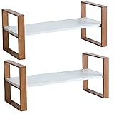 ライフスタイリングショップ オープンラック 2個組 シェルフ メラミン 天然木  組み合わせ式 幅80cm AL-002