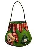 3クリスマスデコレーションクリスマスギフトバッグキャンディーバッグのセット[C]