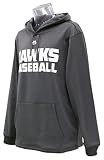 SoftBank HAWKS(ソフトバンクホークス) 福岡ソフトバンクホークスMajestic製裏フリースパーカー(グレー/Mサイズ)