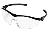 Safety Glasses, Eyewear, Black Nylon Frame, Clear Anti Fog Lens, Lot of 12 by Crews