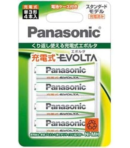 パナソニック 充電式エボルタ 単3形 4本パック(スタンダードモデル BK-3MLE/4BC Amazon | パナソニック 充電式エボルタ 単3形 4本パック(スタンダード