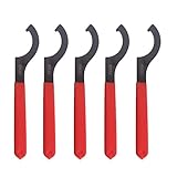 Perfk 5個セット　フックレンチ　ER-32 スパナ　コレット　CNC　チャック ナット　耐久性　​耐摩耗性