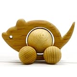 ころころＺＯＯ　ちゅーちゅーねずみ 天然木使用 木の転がるおもちゃ ころころ工房