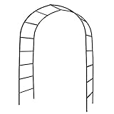 ガーデンアーチ 鉄製ゴシックアーチ 1個 バラアーチ 庭 ガーデン バラ アイアン 鉄