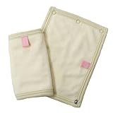 プラチナムベイビー★日本製♪よだれパッド★ストラップホルダー付き (クリーム)