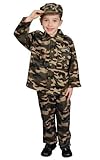 Pretend Military Deluxe Army Toddler Costume Dress-Up Set Size T2 by Dress Up America [並行輸入品]
