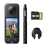 Insta360 X4 8K防水360度アクションカメラ 4K広角動画 見えない自撮り棒 着脱式レンズガードで135分連続撮影