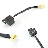 QuweI 2 - Pin電子LED防水Flasherリレー修正オートバイLED信号電球ハイパーフラッシュTurn問題