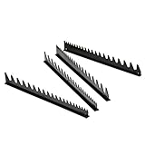 Ernst Manufacturing 6015M-Black 40-Tool Space Saver Wrench Rail Kit with Magnetic Backing [並行輸入品]