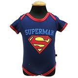 SUPERMAN スーパーマン ベビー ボディスーツ ベビー下着-3/6ヶ月