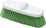 Carlisle 4005075 Plastic Block Flo-Thru Brush Flagged Nylex Bristles 9-1/2 Overall Length x 3 Width 